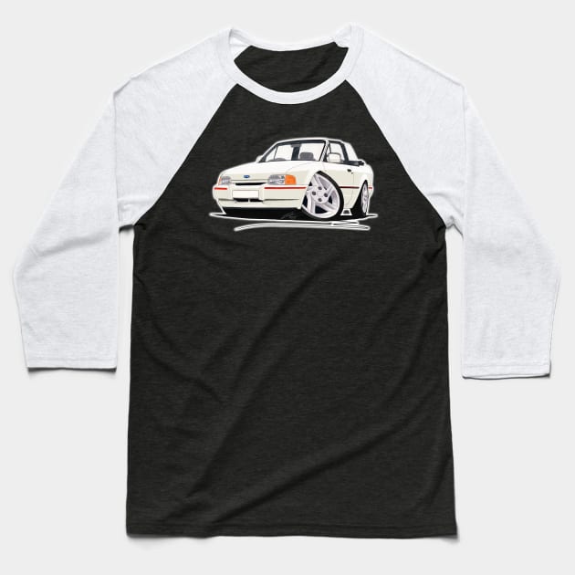 Ford Escort (Mk4) XR3i Cabriolet White Baseball T-Shirt by y30man5